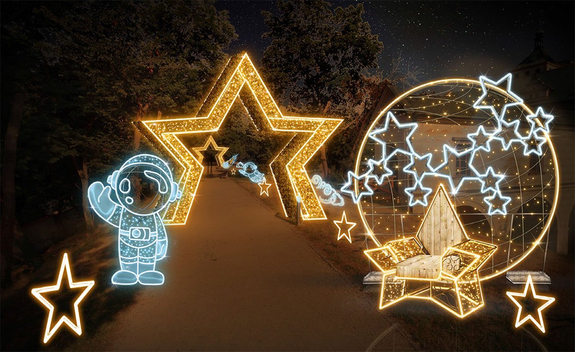 Zázračný svět vynálezů, DECOLED – světelný park Pardubice, 2026